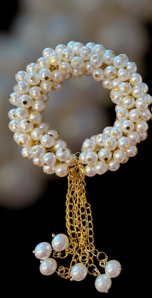 Pearl Gajra for Weddings, Eid, Mehndi